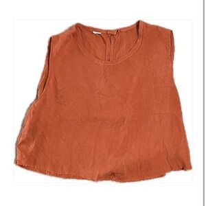 Women's Sleeveless Top in Rust